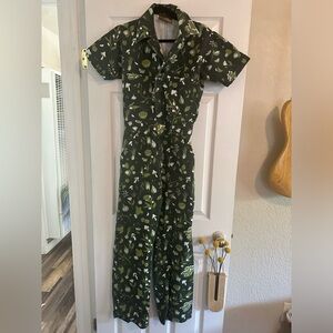 BIG BUD PRESS coveralls in limited garden print size small